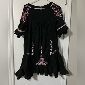 Free People Pavlo black Dress size medium